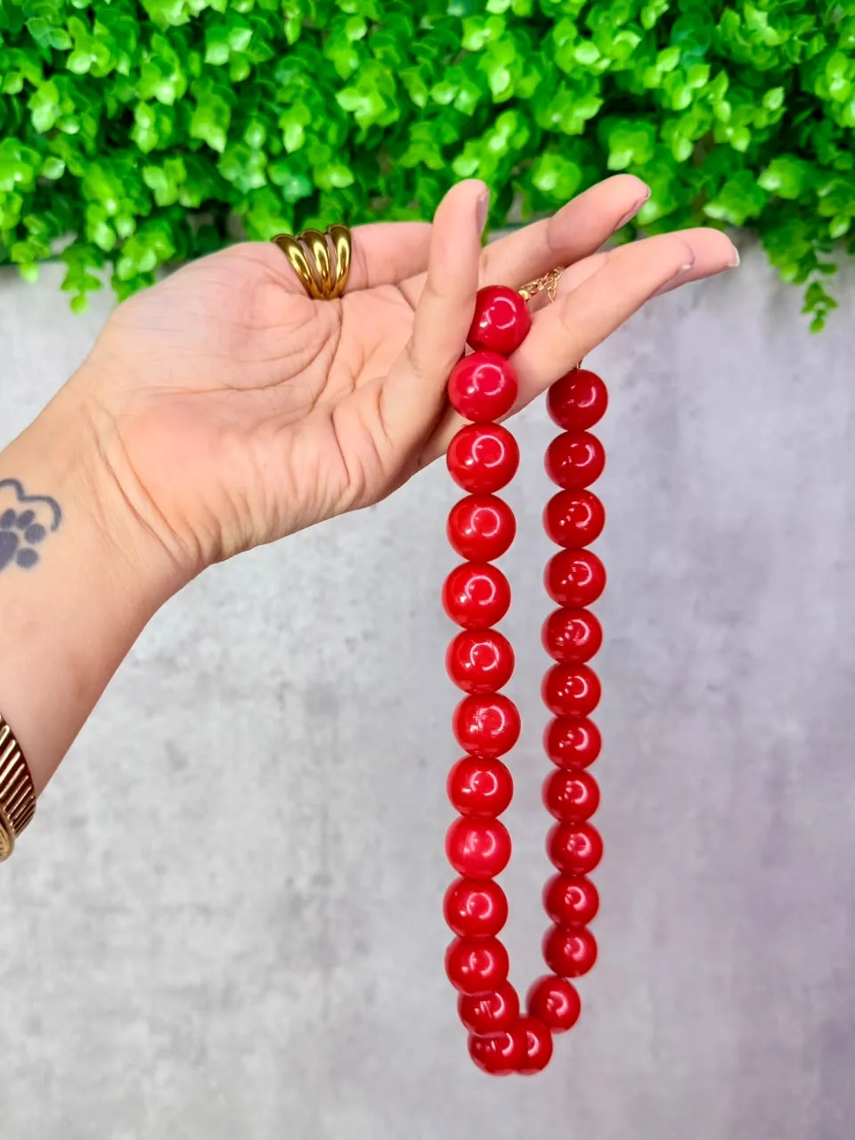 Collar rojo